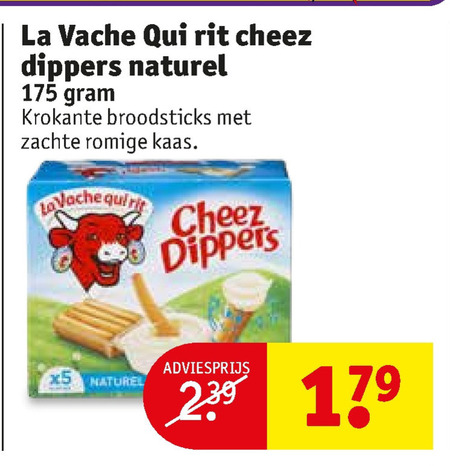 La Vache Qui Rit   kaassnacks folder aanbieding bij  Kruidvat - details