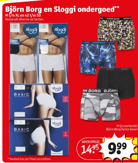 Egomania Verloren instant Sloggi heren boxershort, damesslip folder aanbieding bij Kruidvat - details