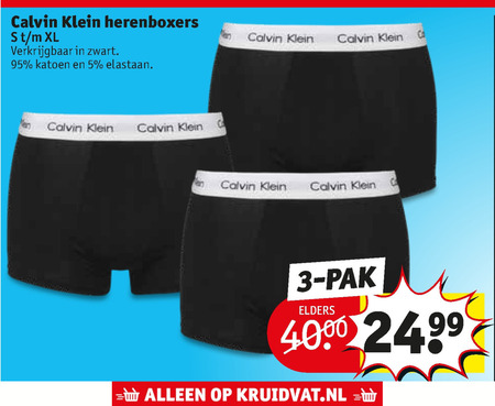 gezagvoerder Spanje Zakenman Calvin Klein heren boxershort folder aanbieding bij Kruidvat - details