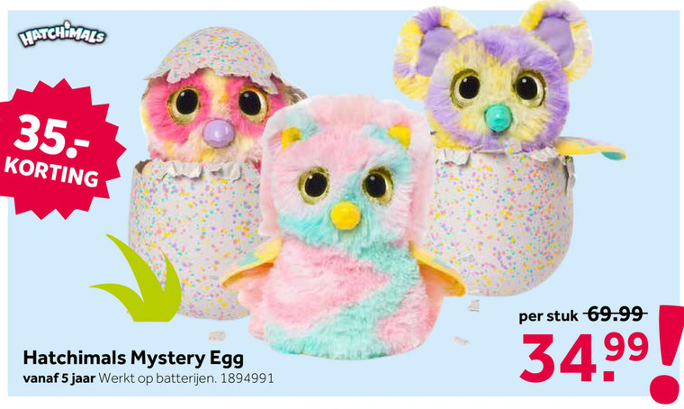 Hatchimals   poppetjes folder aanbieding bij  Intertoys - details