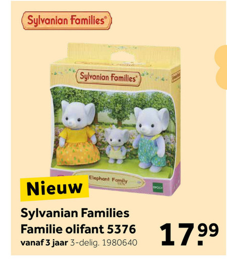 Sylvanian Families   poppetjes folder aanbieding bij  Intertoys - details