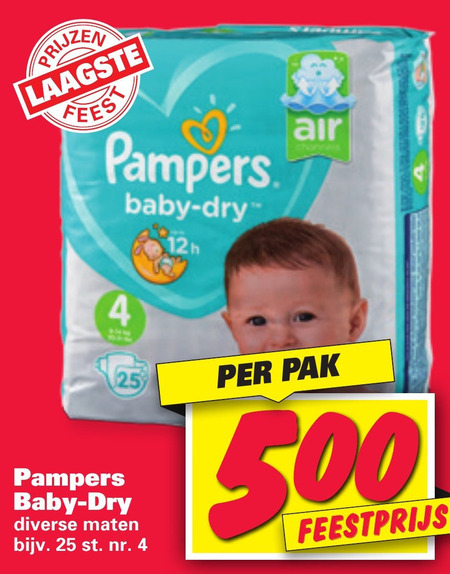 Pampers   luiers folder aanbieding bij  Nettorama - details