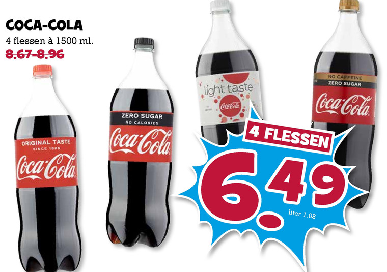 Coca-Cola   cola folder aanbieding bij  Boons Markt - details