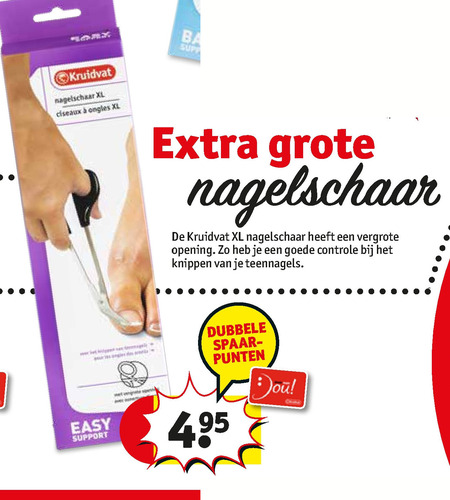 Kruidvat Huismerk   mindervaliden, nagelschaartje folder aanbieding bij  Kruidvat - details