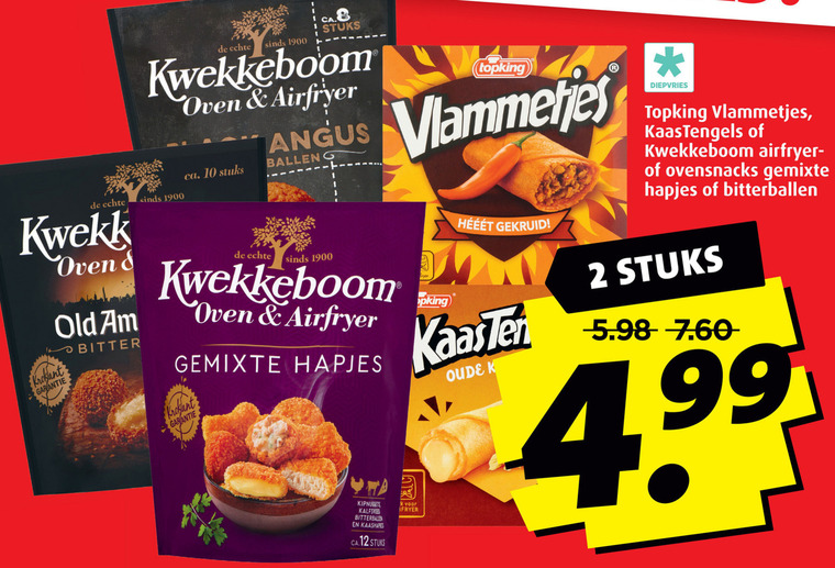 Kwekkeboom   snack, kaassnacks folder aanbieding bij  Boni - details