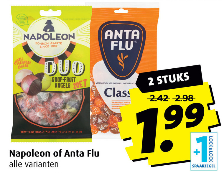 Anta Flu   keelpastilles, snoep folder aanbieding bij  Boni - details