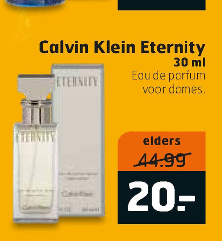 Calvin Klein   eau de parfum folder aanbieding bij  Trekpleister - details