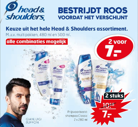 Head and Shoulders   shampoo folder aanbieding bij  Trekpleister - details