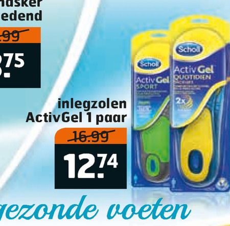 Scholl   inlegzolen folder aanbieding bij  Trekpleister - details