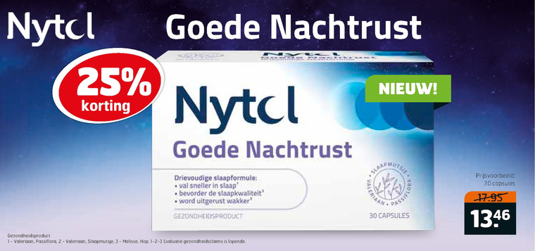 Nytol   voedingssupplement folder aanbieding bij  Trekpleister - details