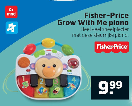 Fisher Price   kinderkeyboard folder aanbieding bij  Trekpleister - details