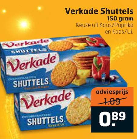 Verkade   zoutje folder aanbieding bij  Trekpleister - details