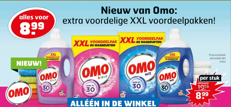 Omo   wasmiddel folder aanbieding bij  Trekpleister - details