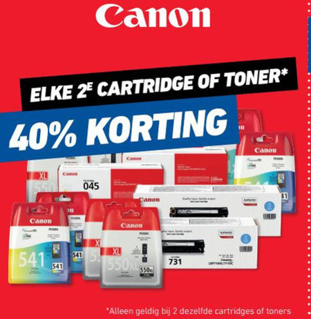 Canon   toner, printerinkt folder aanbieding bij  Office Centre - details