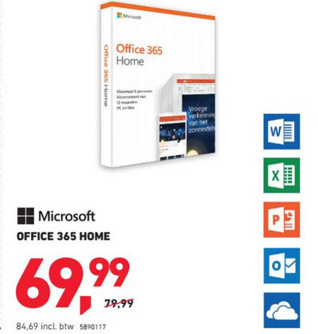 Microsoft   software folder aanbieding bij  Office Centre - details