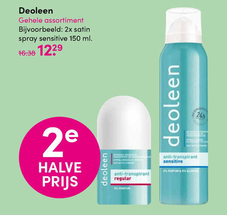 Deoleen   deodorant folder aanbieding bij  DA - details