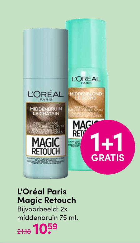 L Oreal   haarkleuring folder aanbieding bij  DA - details