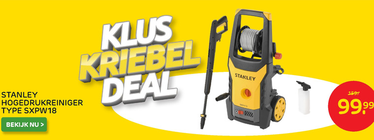 Stanley   hogedrukreiniger folder aanbieding bij  Praxis - details