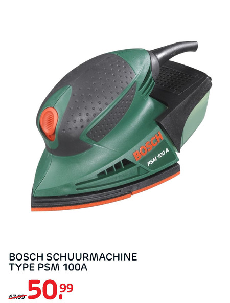 Bosch   schuurmachine folder aanbieding bij  Praxis - details