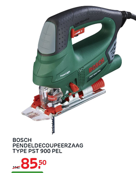 Bosch   decoupeerzaag folder aanbieding bij  Praxis - details