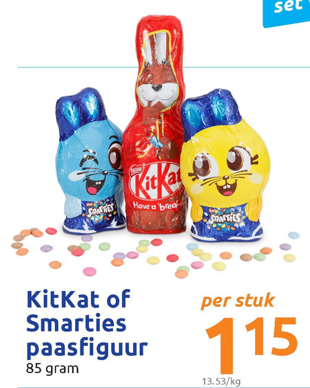 KitKat   paashaas folder aanbieding bij  Action - details