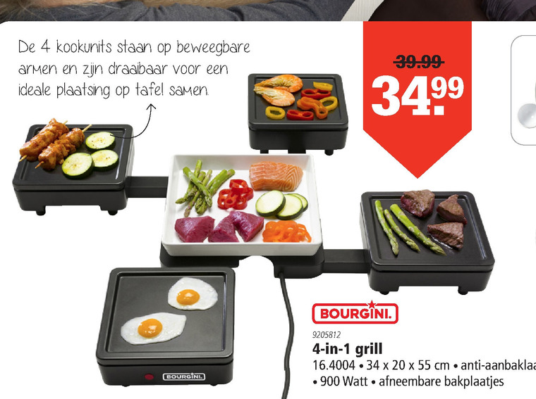 Bourgini gourmetset aanbieding Marskramer - details