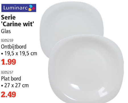 Luminarc   bord folder aanbieding bij  Marskramer - details