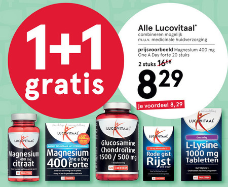 Lucovitaal   voedingssupplement folder aanbieding bij  Etos - details