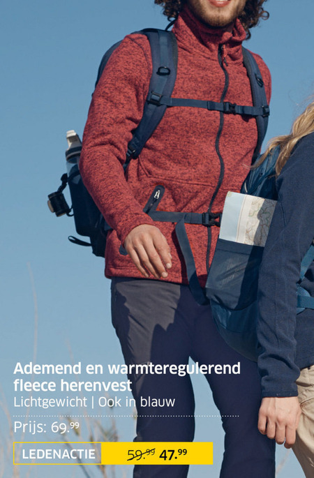 Human Nature   heren vest folder aanbieding bij  ANWB - details