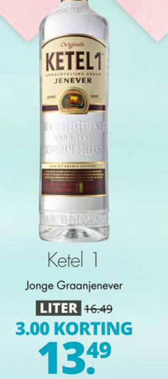 Ketel 1   jenever folder aanbieding bij  Mitra - details