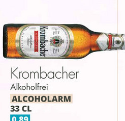 Krombacher   alcoholvrij bier folder aanbieding bij  Mitra - details