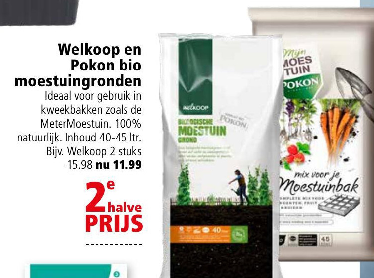 Welkoop Huismerk   potgrond, tuinaarde folder aanbieding bij  Welkoop - details