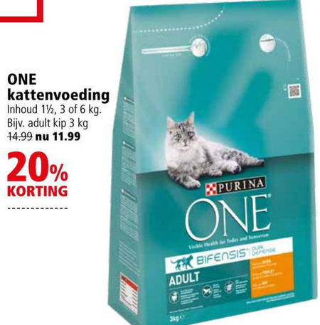 One   kattenvoer folder aanbieding bij  Welkoop - details