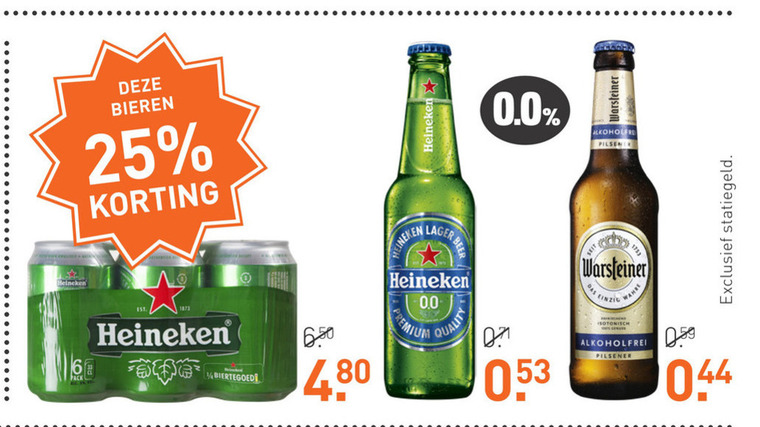 Warsteiner   blikje bier, alcoholvrij bier folder aanbieding bij  Gall & Gall - details