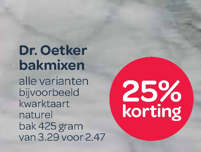 Dr Oetker   bakmix folder aanbieding bij  Spar - details