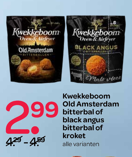 Kwekkeboom   kroket, snack folder aanbieding bij  Spar - details