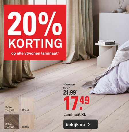 VT Wonen   laminaat folder aanbieding bij  Karwei - details