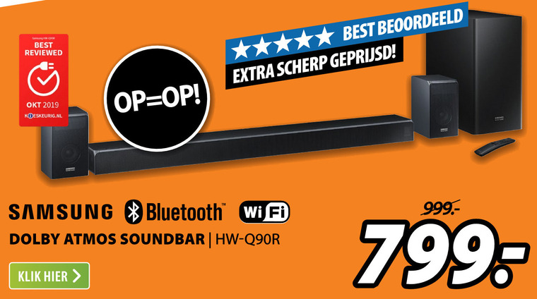 Samsung   soundbar folder aanbieding bij  Expert - details