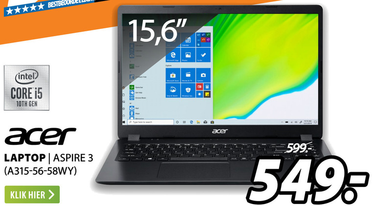 Acer   notebook folder aanbieding bij  Expert - details