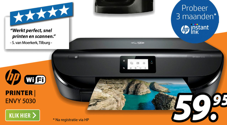 HP   all-in-one printer folder aanbieding bij  Expert - details