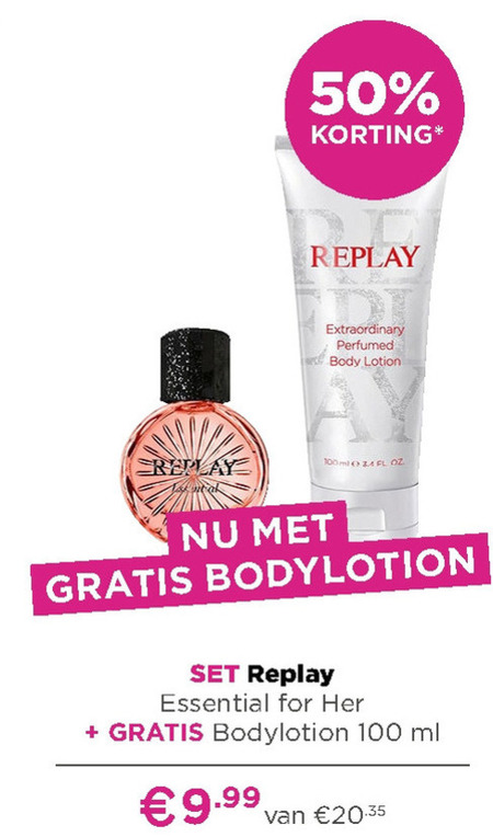 Replay   parfum geschenkset folder aanbieding bij  Ici Paris XL - details