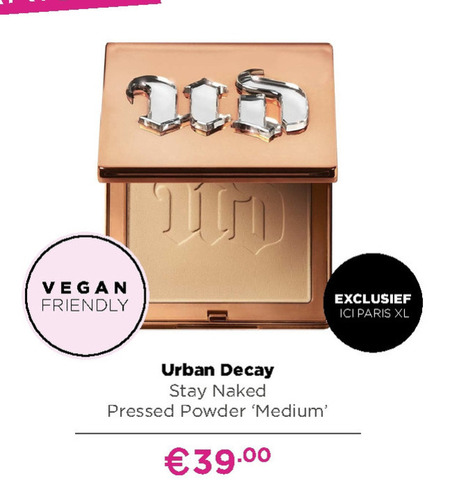 Urban Decay   gezichtspoeder folder aanbieding bij  Ici Paris XL - details