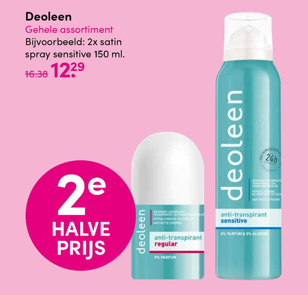 Deoleen   deodorant folder aanbieding bij  D.I.O. Drogist - details