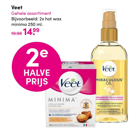 Veet   ontharingscreme, ontharing folder aanbieding bij  D.I.O. Drogist - details