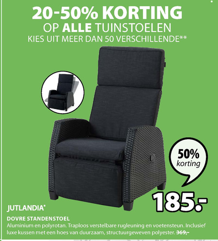 verlangen knoop wanhoop tuin standenstoel folder aanbieding bij Jysk - details