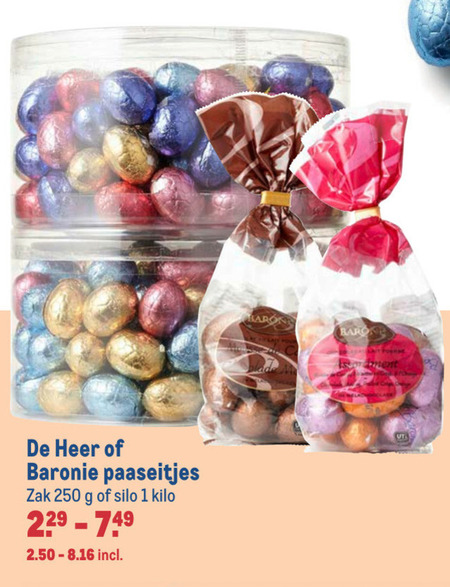 Baronie   paaseitjes folder aanbieding bij  Makro - details