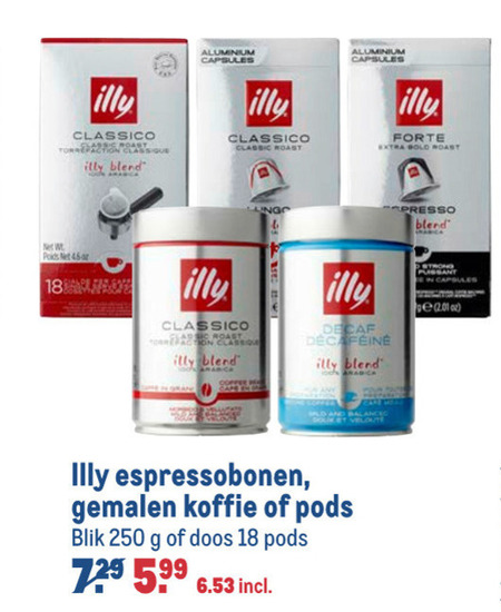 Illy   koffie folder aanbieding bij  Makro - details