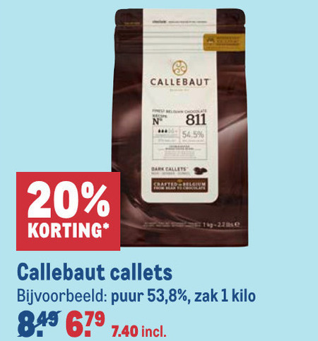 Callebaut   chocolade folder aanbieding bij  Makro - details