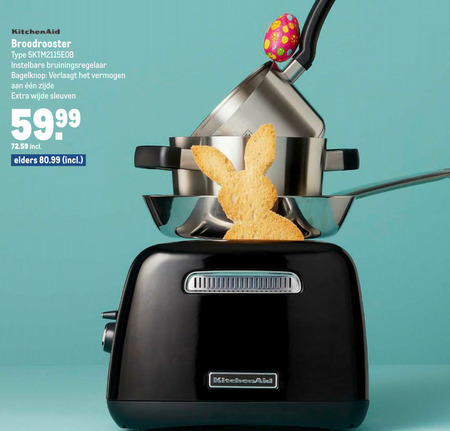 KitchenAid   broodrooster folder aanbieding bij  Makro - details