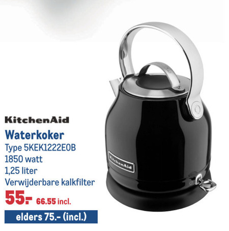 KitchenAid   waterkoker folder aanbieding bij  Makro - details